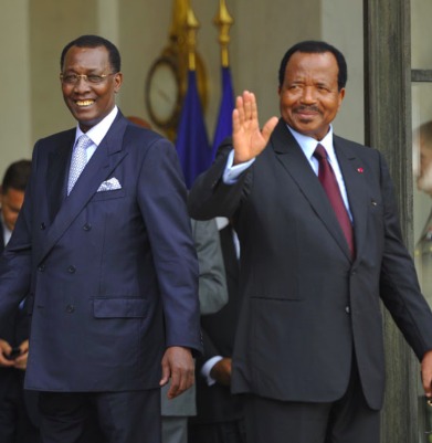 Idriss Déby et Paul Biya. Crédit photo : Sources