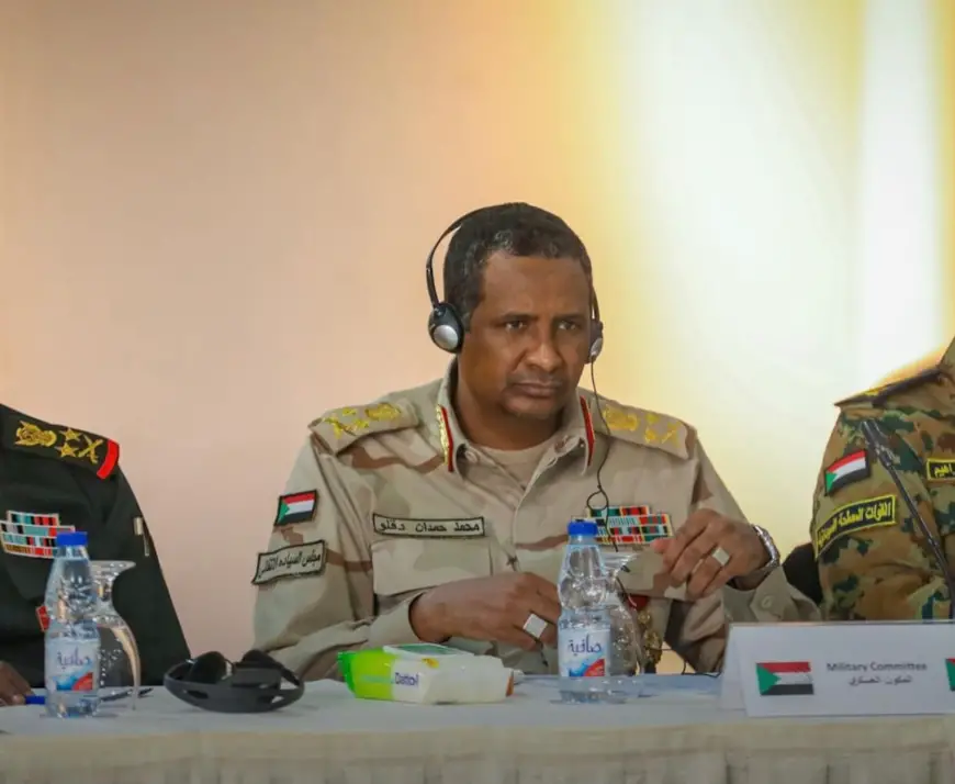 Le vice-président du Conseil souverain de transition du Soudan, le général Mahamat Hamdane Dagalo. © Fb