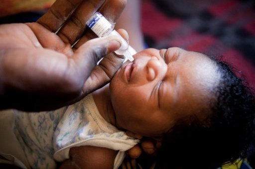 Tchad : Une campagne de vaccination nationale contre la poliomyélite lancée. Photo : © AFP Tchad : Une campagne de vaccination nationale contre la poliomyélite lancée. Photo : © AFP