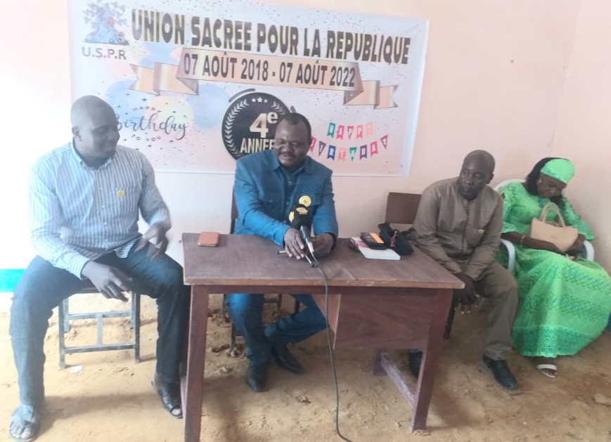 Le président national du parti, François Djekombé. © Georges Lawane/Alwihda Info Le président national du parti, François Djekombé. © Georges Lawane/Alwihda Info