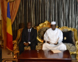 Afrique du Sud : Déby reçoit le vice-président angolais Afrique du Sud : Déby reçoit le vice-président angolais