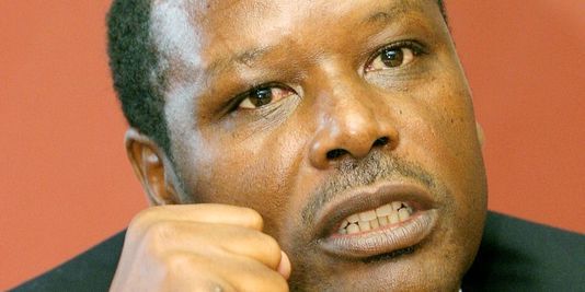 L'ancien président du Burundi, Pierre Buyoya, en novembre 2003. | AFP/RAJESH JANTILAL
