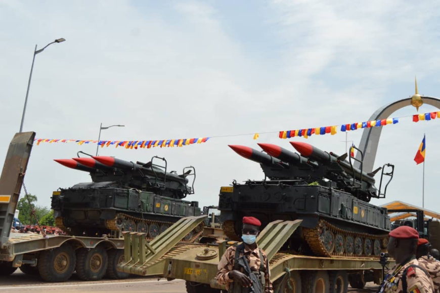 De l'armement de guerre présenté lors du défilé du 11 août 2022 à la Place de la nation de N'Djamena. © Malick Mahamat/Alwihda Info De l'armement de guerre présenté lors du défilé du 11 août 2022 à la Place de la nation de N'Djamena. © Malick Mahamat/Alwihda Info