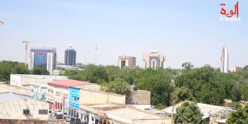 La ville de N'Djamena. Illustration © Alwihda Info