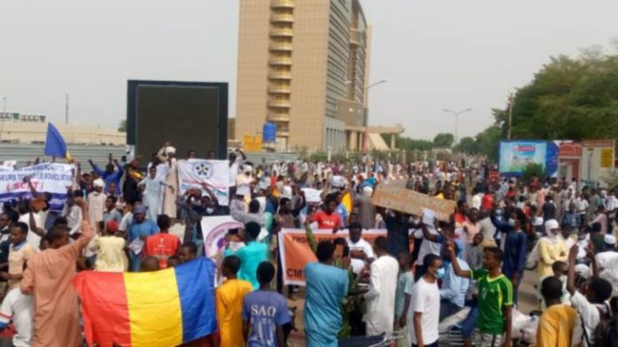 Une manifestation de Wakit Tamma à N'Djamena. Illustration. © Alwihda Info