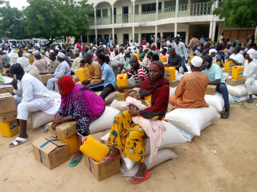 Tchad : des ménages victimes d’inondations bénéficient de vivres à N’Djamena