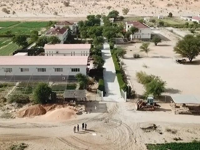 Photo shows an animal husbandry technology demonstration center aided by China in Mauritania. (Photo courtesy of the demonstration center)