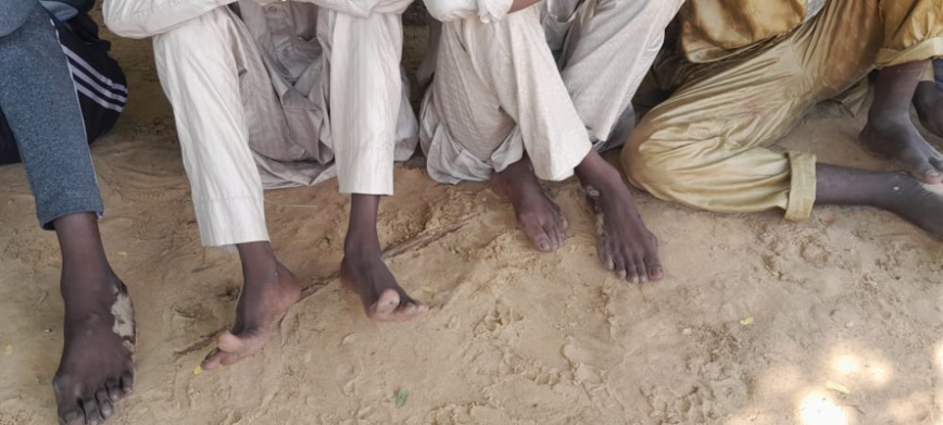 Des présumés malfaiteurs arrêtés par la police et présentés le 26 août 2022. © Abakar Adoum N'gaye/Alwihda Info Des présumés malfaiteurs arrêtés par la police et présentés le 26 août 2022. © Abakar Adoum N'gaye/Alwihda Info
