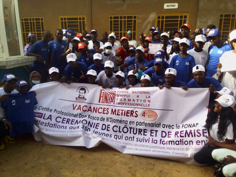 Tchad : plus de 300 vacanciers formés aux petits métiers Tchad : plus de 300 vacanciers formés aux petits métiers