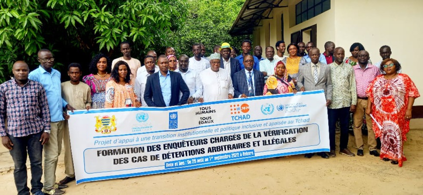 Tchad : des enquêteurs formés sur la vérification des détentions arbitraires et illégales Tchad : des enquêteurs formés sur la vérification des détentions arbitraires et illégales