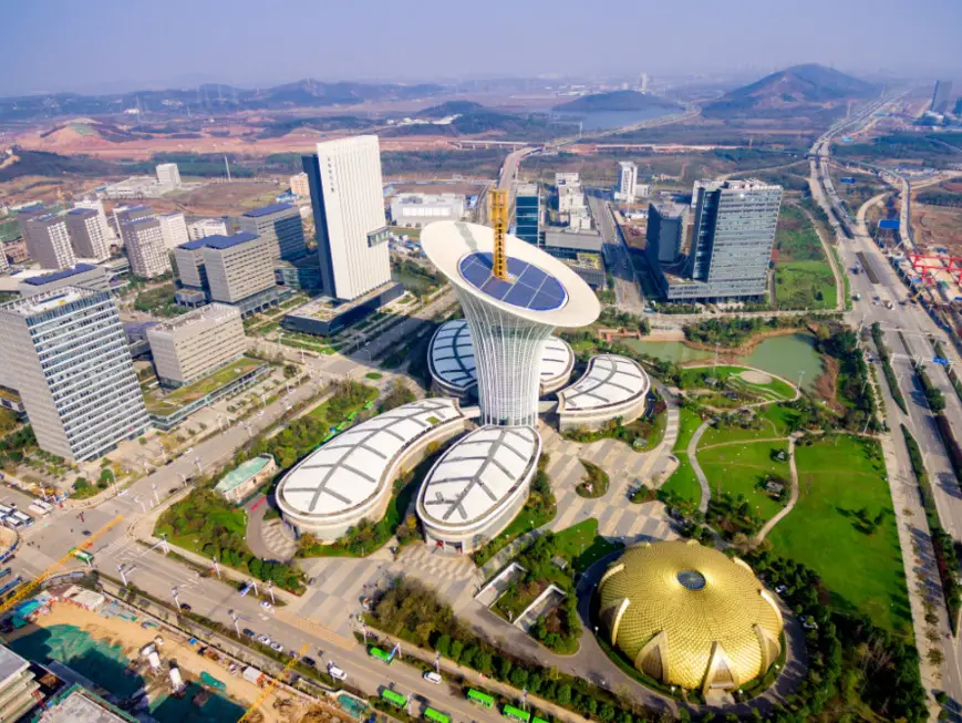 Photo shows the Institute of New Energy, Wuhan located in the East Lake High-tech Development Zone, Wuhan, central China's Hubei province. (Photo from the official website of the Institute of New Energy, Wuhan)