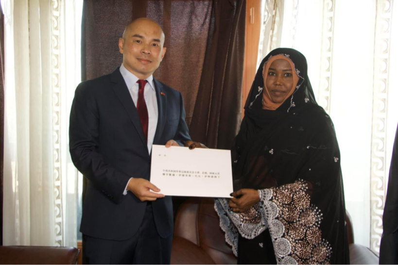 Tchad : le nouvel ambassadeur de Chine, Wang Xining, présente ses lettres de créance