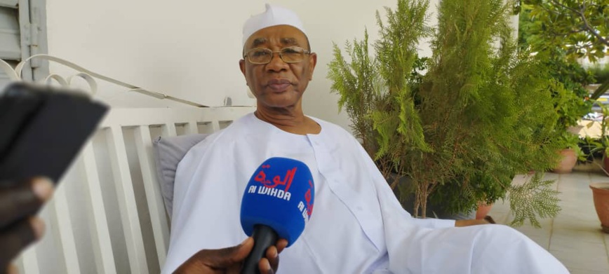 Le ministre de la Justice et secrétaire général du parti PLD, Mahamat Ahmad Alhabo. © Ben Haïdar/Alwihda Info