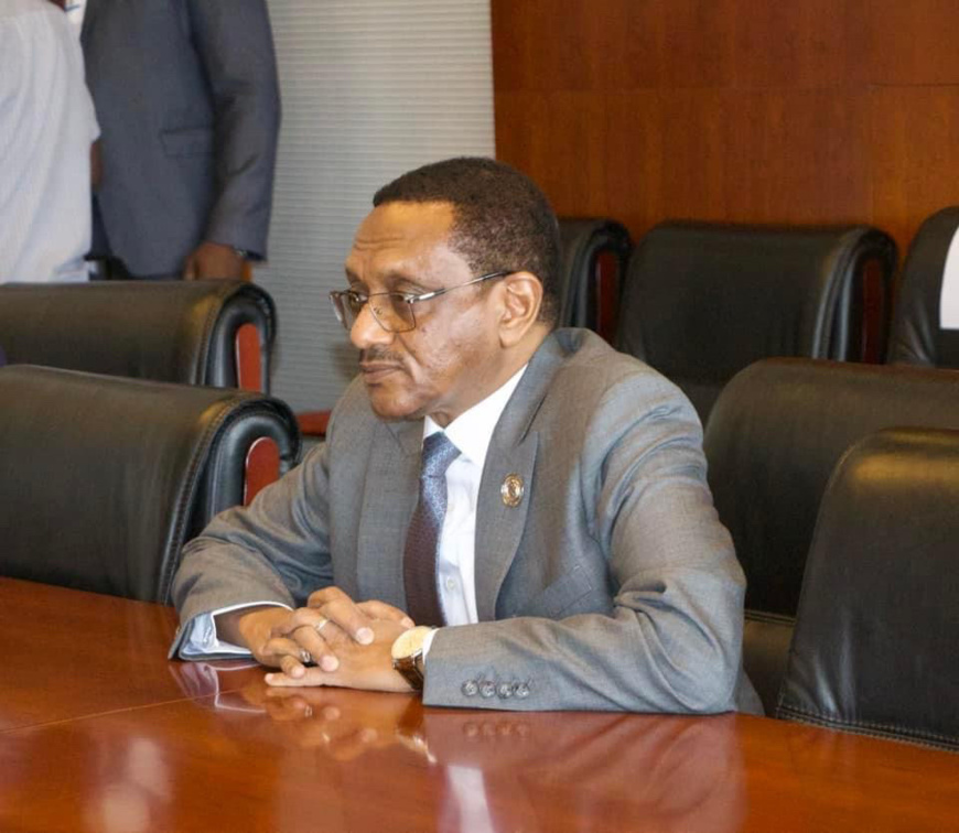 Le ministre des Affaires étrangères Cherif Mahamat Zene. © DR