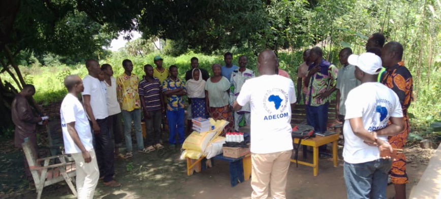 Tchad : l'ADECOM agit en faveur des sinistrés de Koubala 1 Tchad : l'ADECOM agit en faveur des sinistrés de Koubala 1