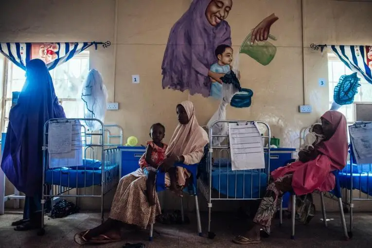 Centre thérapeutique nutritionnel à Sokoto (Specialist Hospital Sokoto), Nigeria, 22 juillet 2022 © KC NWAKALOR