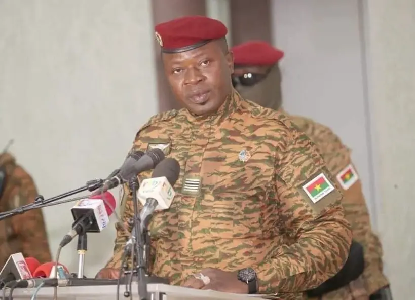Le président du Faso, lieutenant-colonel Paul-Henri Sandaogo Damiba. © DR