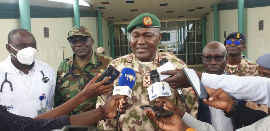 Tchad : le commandant de la FMM au chevet des soldats blessés Tchad : le commandant de la FMM au chevet des soldats blessés