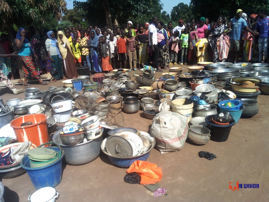 Tchad : une femme arrêtée à Bébédjia pour des vols d'ustensiles, d'étoffes et de viandes