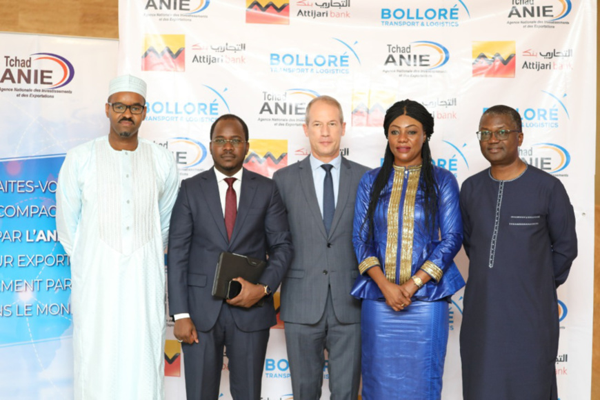 Tchad : l'ANIE, Bolloré et Attijari Bank veulent booster le commerce extérieur Tchad : l'ANIE, Bolloré et Attijari Bank veulent booster le commerce extérieur
