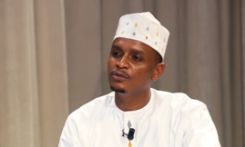 Le journaliste Adam Ismaël. © Télé Tchad Le journaliste Adam Ismaël. © Télé Tchad