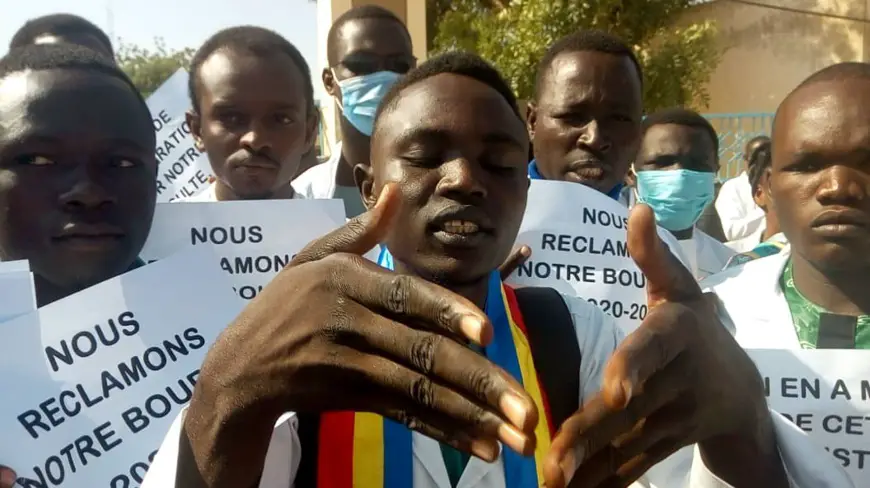 Tchad : nouveau sit-in d'étudiants de la santé à Abéché, ils réclament des arriérés de bourse