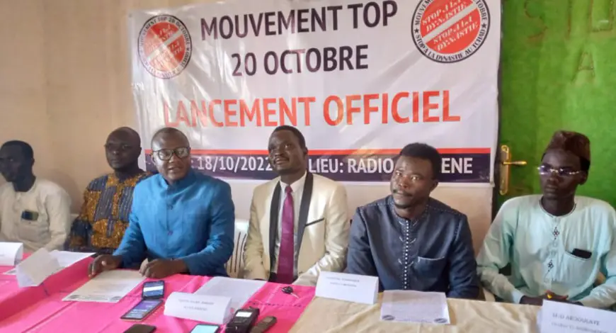 Tchad : lancement du mouvement citoyen « Top 20 octobre »