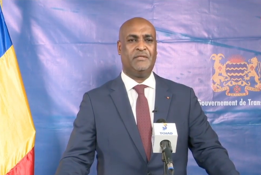 Le ministre de la Communication, porte-parole du gouvernement, Aziz Mahamat Saleh.