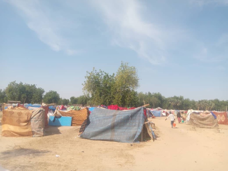 Tchad : un site des sinistrés à perte de vue à Koundoul