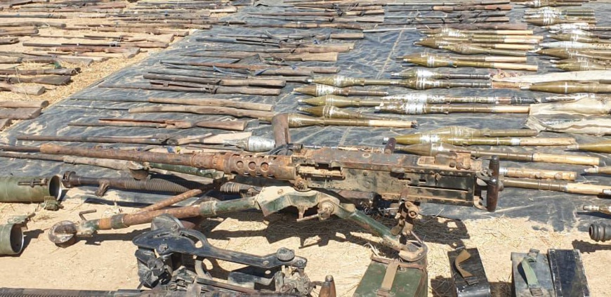 Tchad : la commission mixte de désarmement présente 1913 armes de guerre Tchad : la commission mixte de désarmement présente 1913 armes de guerre