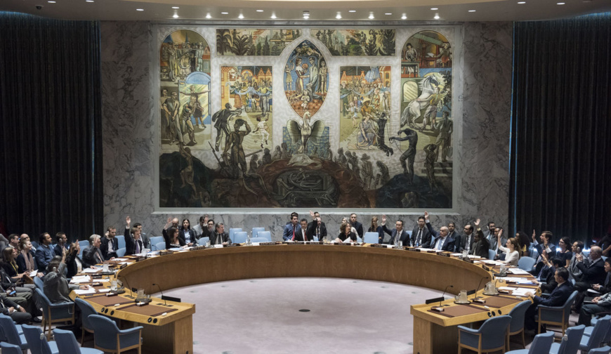 Le Conseil de sécurité de l'ONU. Illustration © DR