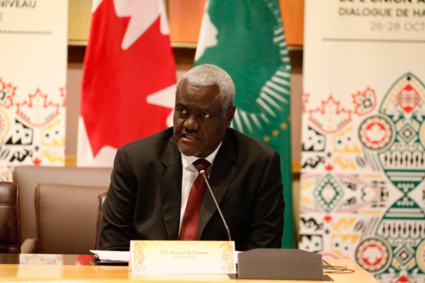 Le président de la commission de l’Union Africaine, Moussa Faki Mahamat. Illustration © CUA Le président de la commission de l’Union Africaine, Moussa Faki Mahamat. Illustration © CUA