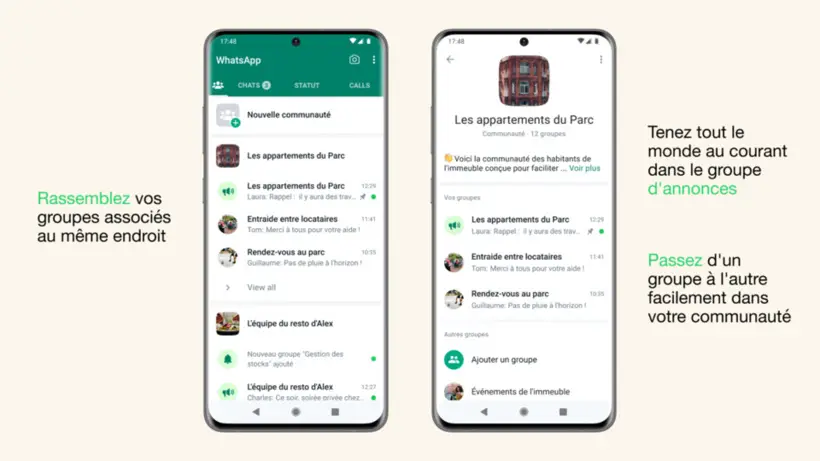 Meta annonce le déploiement des Communautés sur WhatsApp afin de rapprocher autour d’intérêts communs