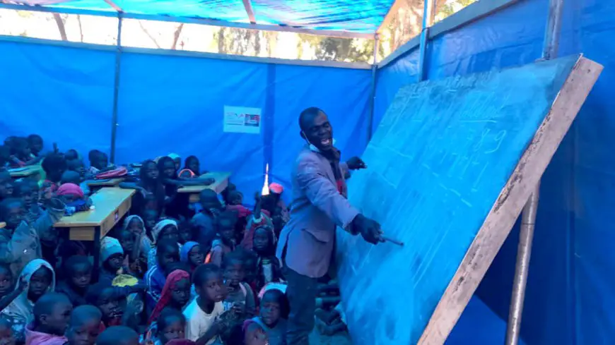 Tchad : des diplômés au chômage ouvrent une école pour un millier de sinistrés à Walia
