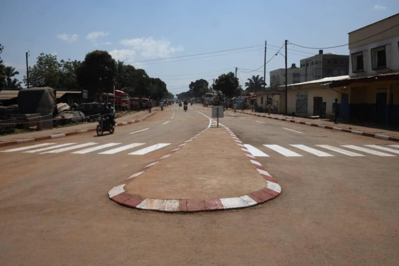 Centrafrique : l'avenue Idriss Deby Itno réhabilitée et inaugurée à Bangui