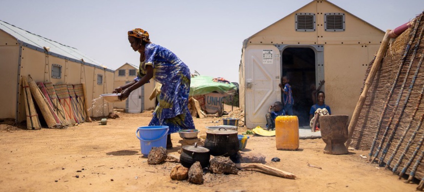 Quelque 11.000 réfugiés vivent dans le camp de réfugiés de Goudoubo au Burkina Faso. © HCR/Nana Kofi Acquah