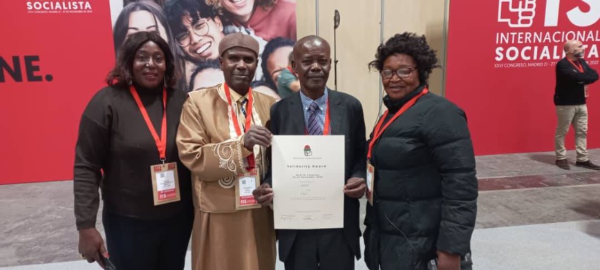 Espagne : l'UNDR à l'ouverture du 26ème Congrès de l'Internationale socialiste Espagne : l'UNDR à l'ouverture du 26ème Congrès de l'Internationale socialiste