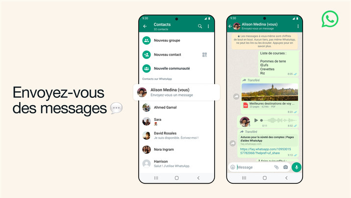 Envoyez-vous des messages : WhatsApp déploie une nouvelle fonctionnalité Envoyez-vous des messages : WhatsApp déploie une nouvelle fonctionnalité