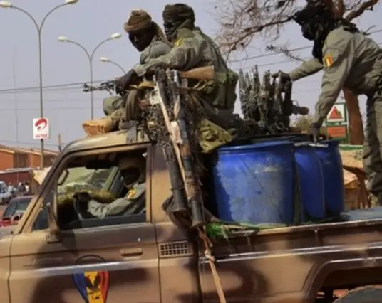 Des soldats tchadiens à N'Djamena. Crédit photo : Sources