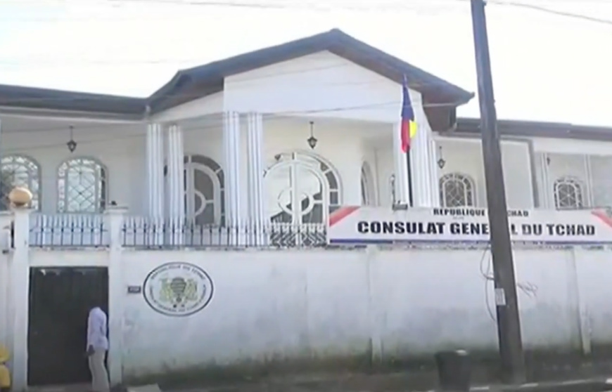 Le consulat du Tchad à Douala. Illustration © DR Le consulat du Tchad à Douala. Illustration © DR