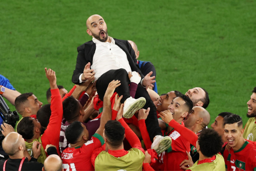 Mondial 2022 : le Maroc, première équipe africaine à aller en 1/4 de finale depuis 2010 Mondial 2022 : le Maroc, première équipe africaine à aller en 1/4 de finale depuis 2010