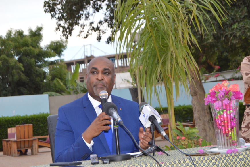 Aziz Mahamat Saleh, ministre de la Communication, porte-parole du gouvernement. © Anass Ali Moussa/Alwihda Info Aziz Mahamat Saleh, ministre de la Communication, porte-parole du gouvernement. © Anass Ali Moussa/Alwihda Info