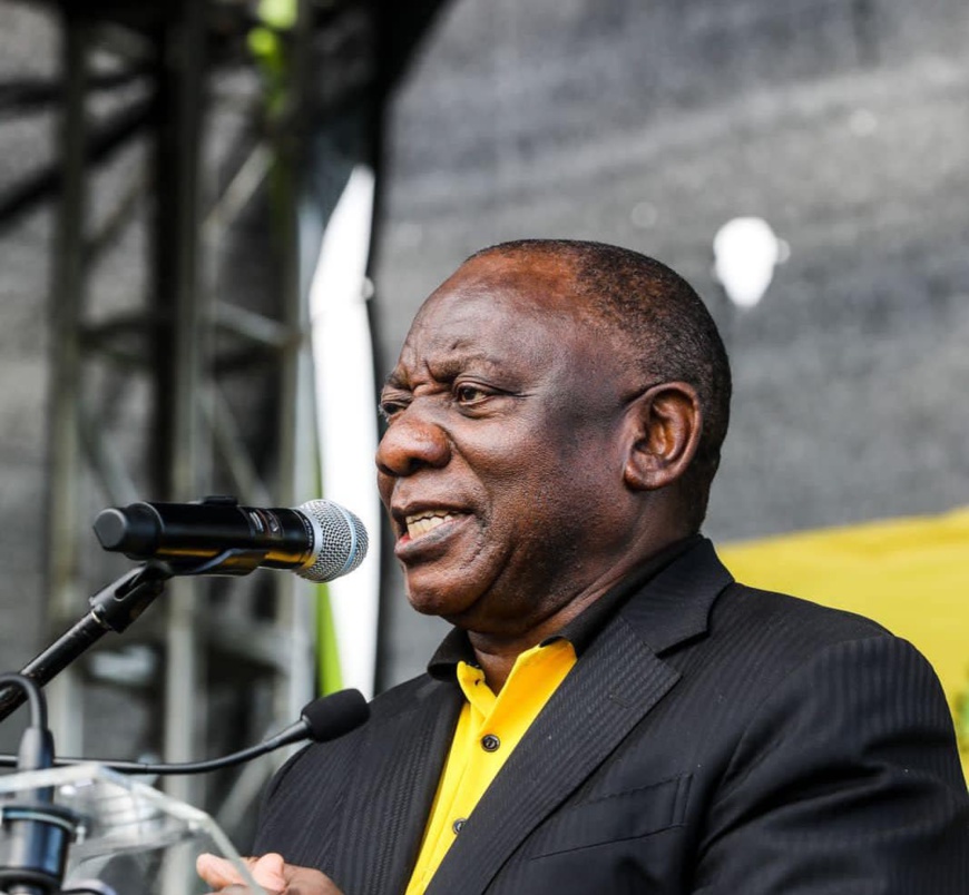 Le président sud-africain Cyril Ramaphosa. © DR Le président sud-africain Cyril Ramaphosa. © DR