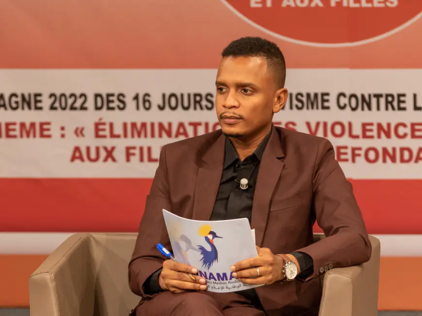 Le journaliste Adam Ismaël Abdramane.