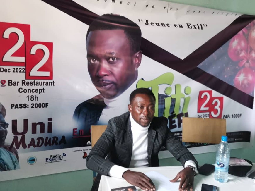 Tchad : "Titi Le Défi" en concert les 22 et 23 décembre 2022 Tchad : "Titi Le Défi" en concert les 22 et 23 décembre 2022
