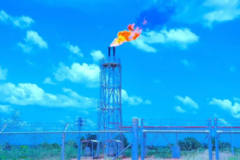 Un champ pétrolier au Tchad. Illustration © DR