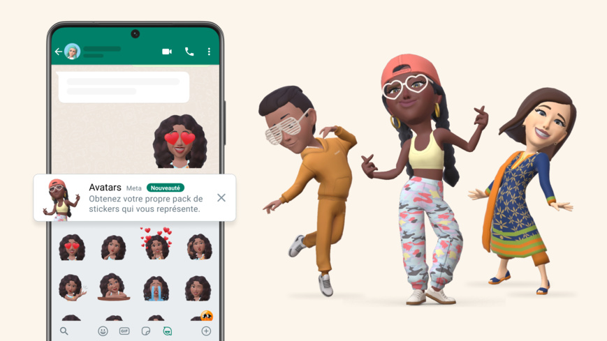 WhatsApp : des Avatars ainsi que de nouvelles fonctionnalités pour améliorer les appels WhatsApp : des Avatars ainsi que de nouvelles fonctionnalités pour améliorer les appels