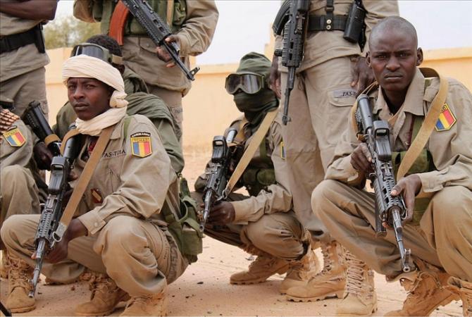 Des soldats tchadiens au Mali. Crédit photo : Sources Des soldats tchadiens au Mali. Crédit photo : Sources