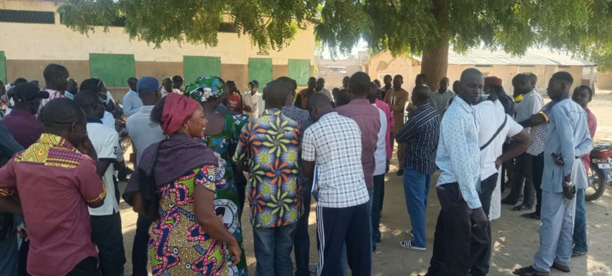 Kountoum koulnde Joël, nouveau porte-parole du collectif des lauréats professionnels de l'éducation en instance d'intégration à la fonction publique. © Tchonchimbo Ouapi Raphaël/Alwihda Info