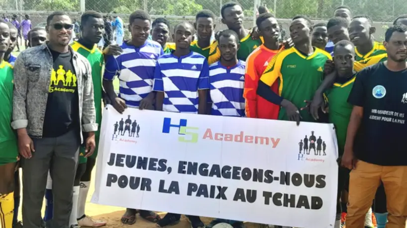 N’Djamena : H5 Academy organise un match de football de brassage entre les jeunes